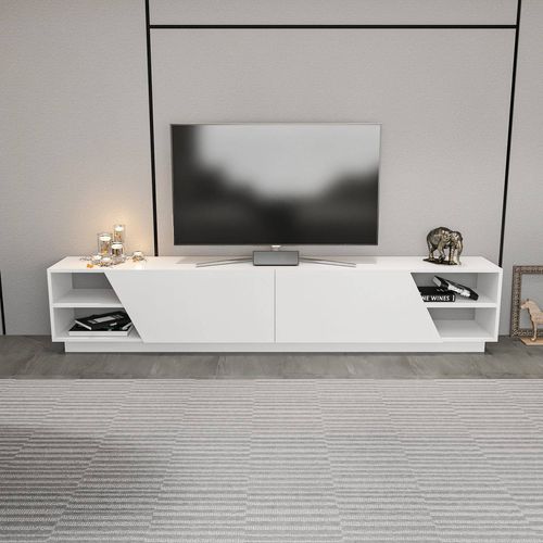 Meuble TV Modernes Herold L240cm Blanc