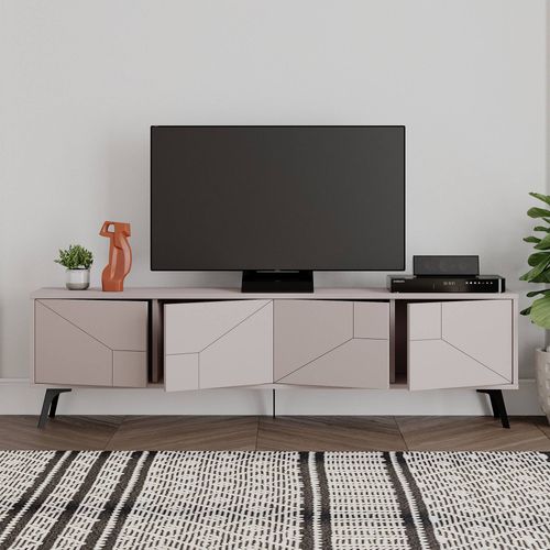Meuble TV Santos 180cm Bois Moka