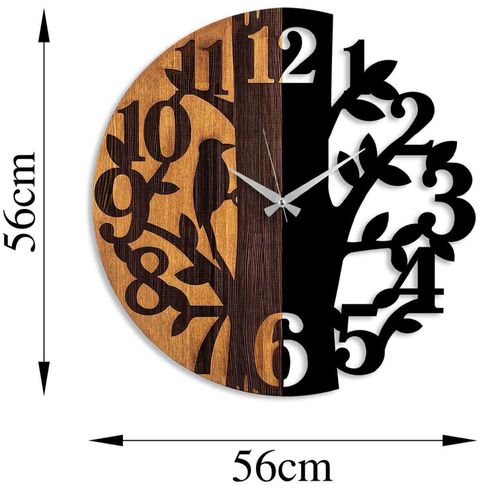 Horloge En Bois Et Métal Clock Arbre