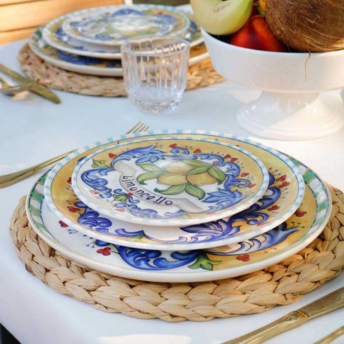 Assiettes En Céramique Limoncello (lot De 6) 19 Cm