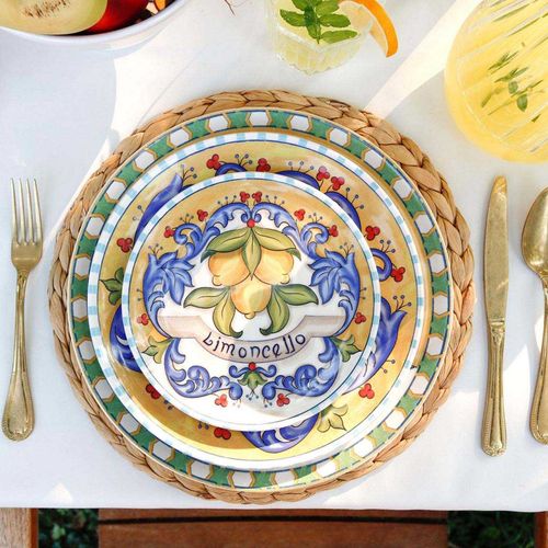 Assiettes En Céramique Limoncello (lot De 6) 19 Cm