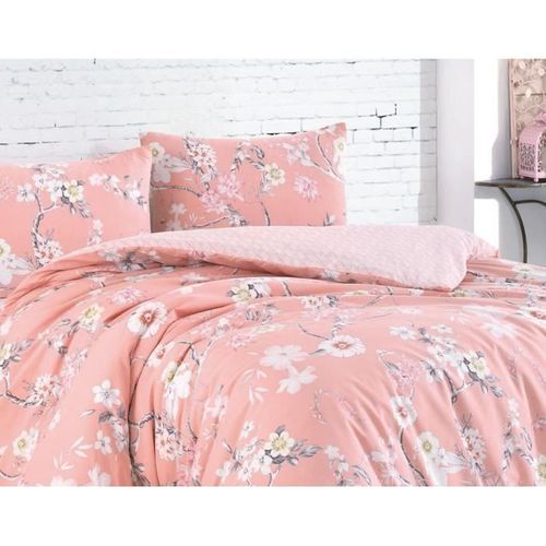Parure De Lit - 1 Housse De Couette 220 X 240 Cm + 2 Taies D'oreiller 60 X 60 Cm - 100% Coton