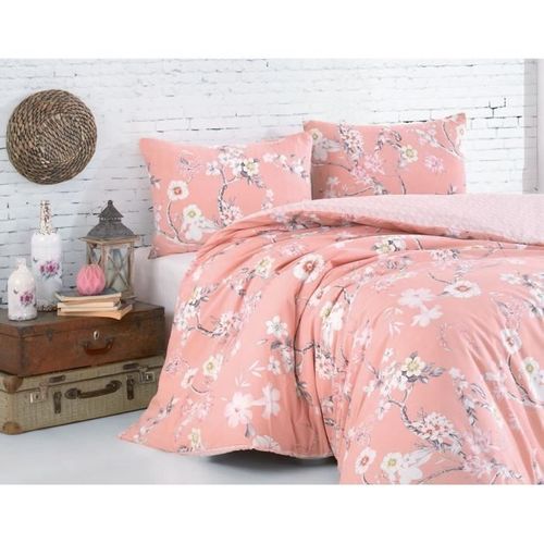 Parure De Lit - 1 Housse De Couette 220 X 240 Cm + 2 Taies D'oreiller 60 X 60 Cm - 100% Coton