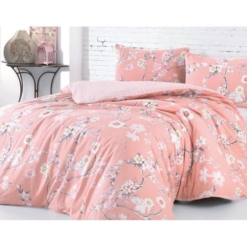 Parure De Lit - 1 Housse De Couette 220 X 240 Cm + 2 Taies D'oreiller 60 X 60 Cm - 100% Coton