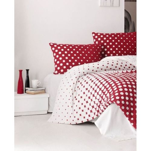 Parure De Lit - 1 Housse De Couette 220 X 240 Cm + 2 Taies D'oreiller 60 X 60 Cm - 100% Coton