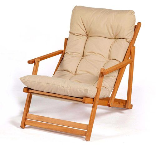 Salon De Jardin Détente En Bois De Hêtre Garden