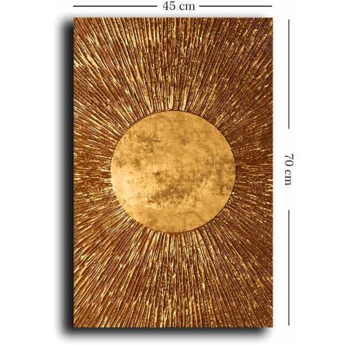 Toile Décorative Gold Sun 45 X 70 Cm