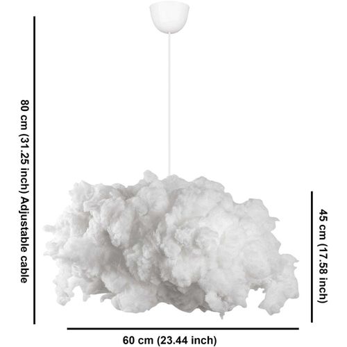 Suspension Nuage En Coton 60 X 45 X 80 Cm