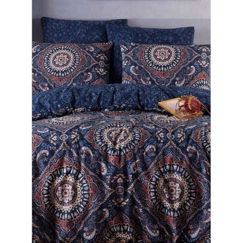 Parure De Lit - 1 Housse De Couette 220 X 240 Cm + 2 Taies D'oreiller 60 X 60 Cm - 65% Coton