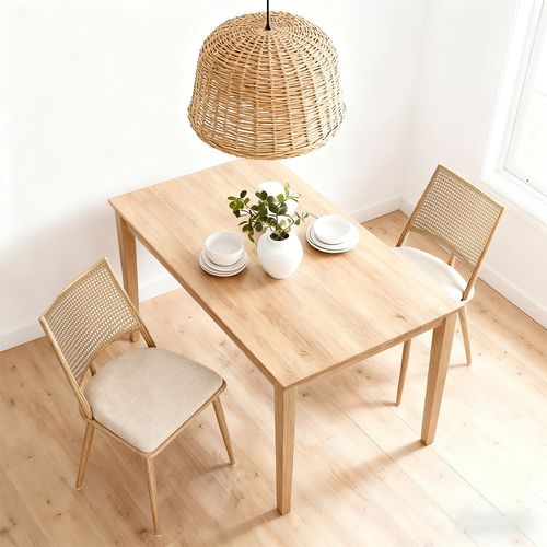 Lot De 6 Chaise Salle à Manger Avec Dossier En Rotin