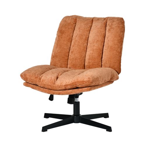 Chaise De Bureau Pivotant Avec Fonction D'inclinaison Et Hauteur Ajustable, Capacité 120 Kg, Rouge