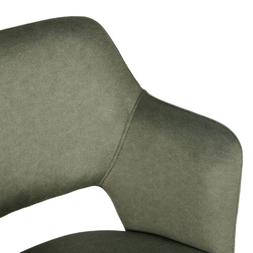 Lot De 4 Chaises De Salle à Manger Rembourrée En Tissu Adapté Aux Animaux De Compagnie, Vert