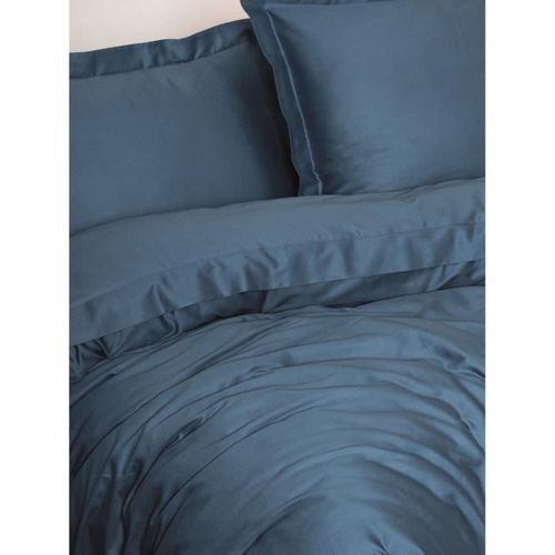 Parure De Lit- 1 Housse De Couette 220 X 240 Cm + 2 Taies D'oreiller 60 X 60 Cm - Bleu