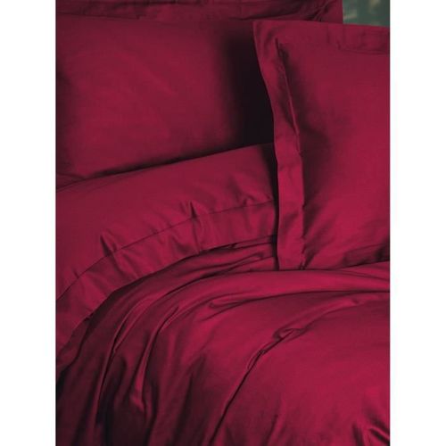 Parure De Lit - 1 Housse De Couette 220 X 240 Cm + 2 Taies D'oreiller 60 X 60 Cm - Rouge