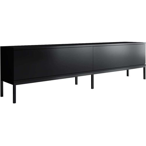 Meuble TV En Aggloméré Et Métal Lord Noir