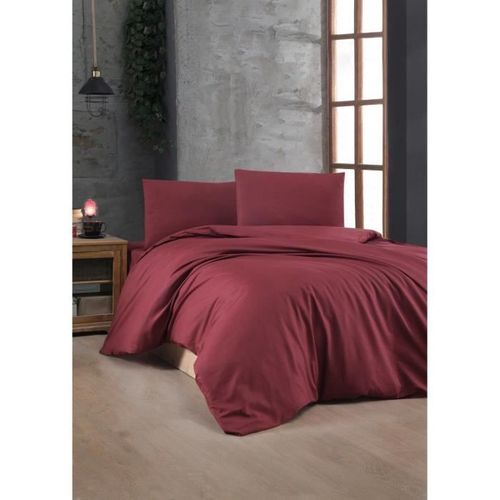 Parure De Lit - 1 Housse De Couette 220 X 240 Cm + 2 Taies D'oreiller 60 X 60 Cm - 100% Coton