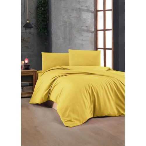 Parure De Lit - 1 Housse De Couette 220 X 240 Cm + 2 Taies D'oreiller 60 X 60 Cm - 100% Coton