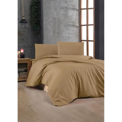 Parure De Lit - 1 Housse De Couette 220 X 240 Cm + 2 Taies D'oreiller 60 X 60 Cm - 100% Coton