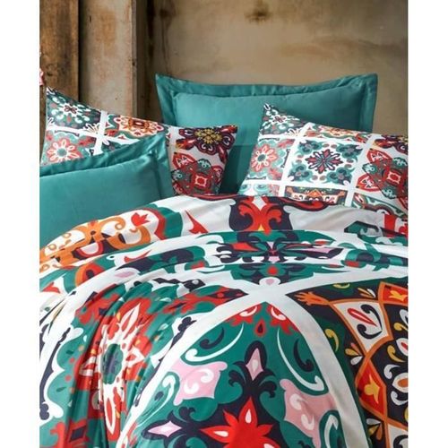 Parure De Lit - 1 Housse De Couette 220 X 240 Cm + 2 Taies D'oreiller 60 X 60 Cm - 100 % Polyester