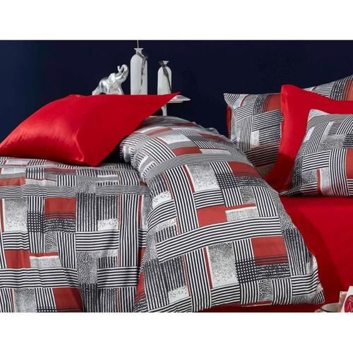 Parure De Lit - 1 Housse De Couette 220 X 240 Cm + 2 Taies D'oreiller 60 X 60 Cm - 100 % Polyester