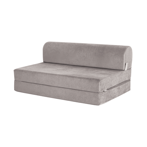 Canapé Convertible En Tissu Velours L120 Cm
