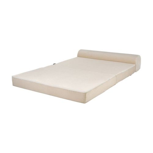 Canapé Convertible En Tissu Velours L120 Cm
