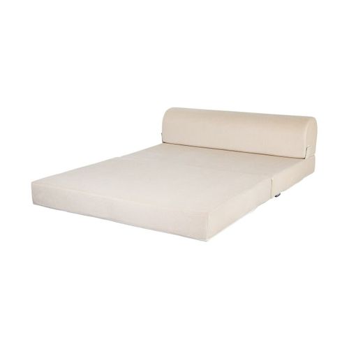 Canapé Convertible En Tissu Velours L120 Cm