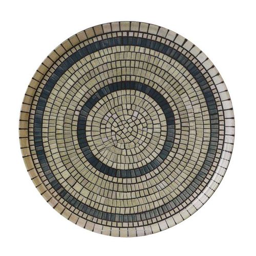 Assiette En Céramique Mosaique 28 Cm (lot De 6)