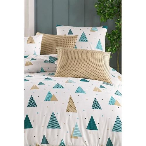 Parure De Lit - 1 Housse De Couette 220 X 240 Cm + 2 Taies D'oreiller 60 X 60 Cm - 65% Coton