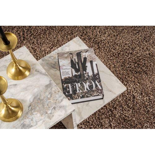 Table Basse Design Rechy L80xh40cm Bois Effet Marbre