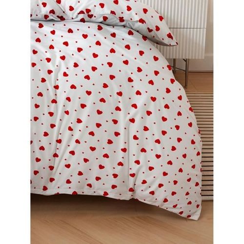 Parure De Lit - 1 Housse De Couette 220 X 240 Cm + 2 Taies D'oreiller 60 X 60 Cm - 50% Coton