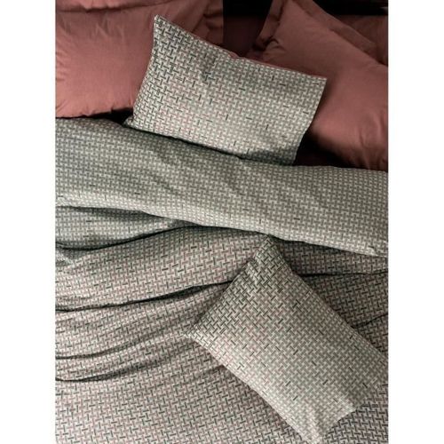 Parure De Lit - 1 Housse De Couette 220 X 240 Cm + 2 Taies D'oreiller 60 X 60 Cm  - Rouge