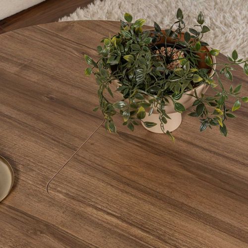 Table Basse En Aggloméré Moira Noyer