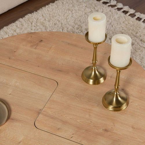 Table Basse En Aggloméré Moira Chêne