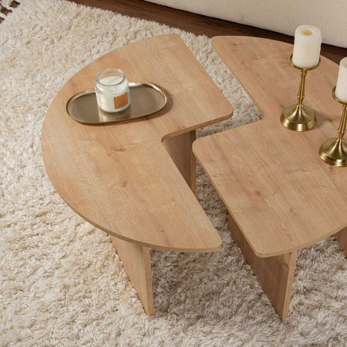 Table Basse En Aggloméré Moira Chêne