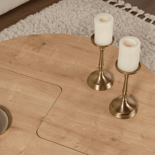 Table Basse En Aggloméré Moira Chêne