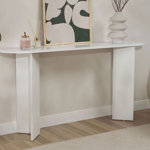 Console Ovale En Bois L150cm