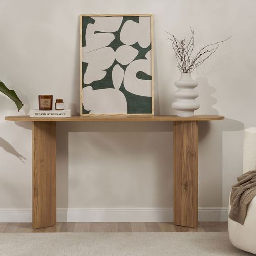 Console Ovale En Bois L150cm