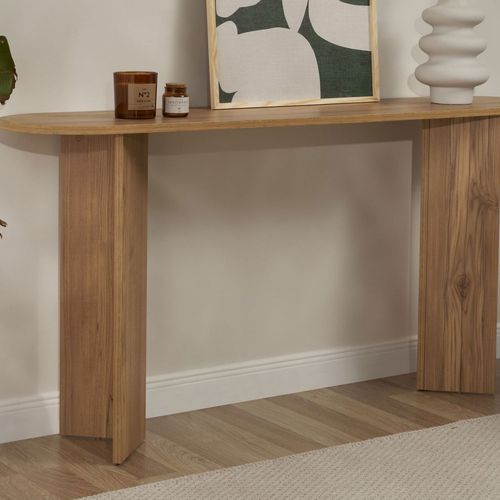 Console Ovale En Bois L150cm