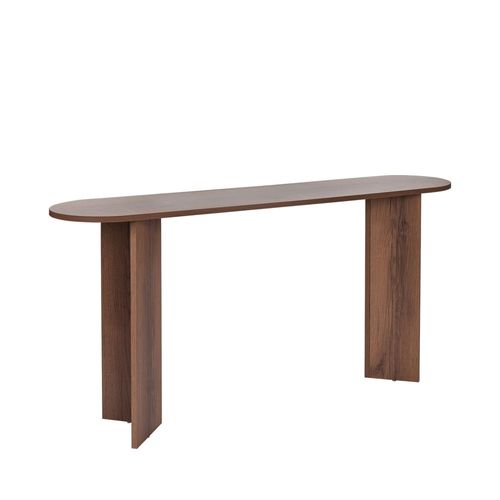 Console Ovale En Bois L150cm