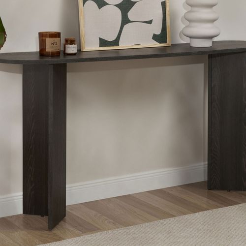 Console Ovale En Bois L150cm