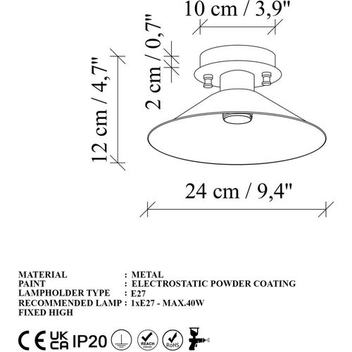 Plafonnier En Métal Koniksivama