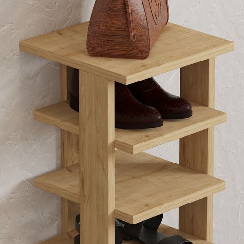 Étagère à Chaussures En Bois H110cm