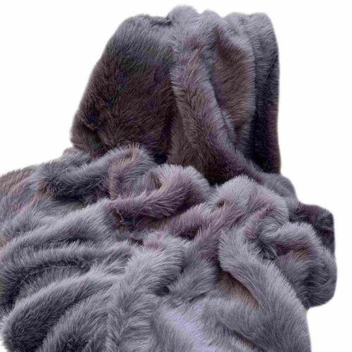 Jeté De Canapé En Polyester 200x75 Lolita Anthracite