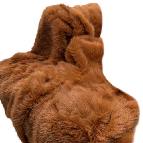 Jeté De Canapé En Polyester 200x75 Lolita Terracotta