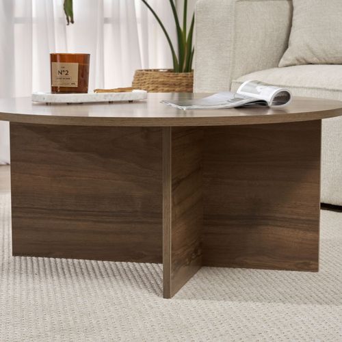 Table Basse Ronde En Bois Ø90cm