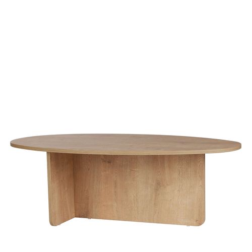 Table Basse Organique En Bois 120x65cm