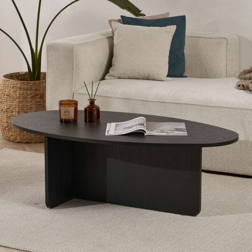 Table Basse Organique En Bois 120x65cm