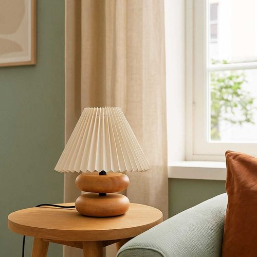 Lampe à Poser En Bois Et Pvc Serenity Modèle 4