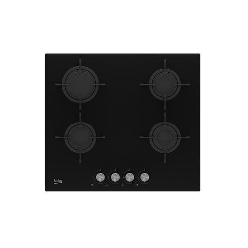 Plaque Gaz Encastrable Hilg 64220 S Noir Gaz 4 Foyers